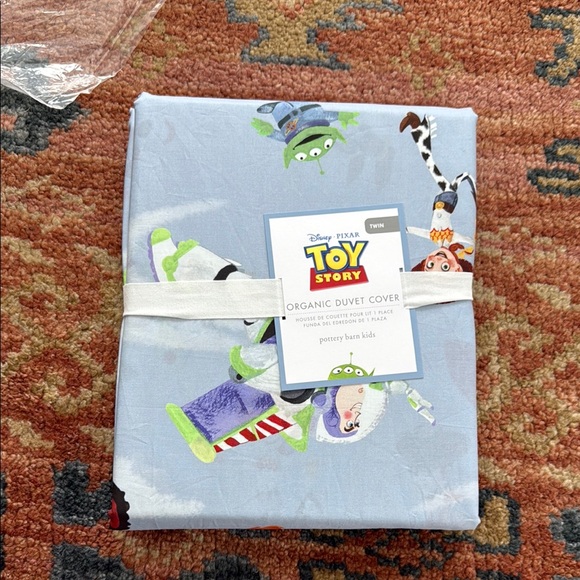 Toy Story Organic Duvet Cover Pottery Barn Kids - Picture 1 of 3